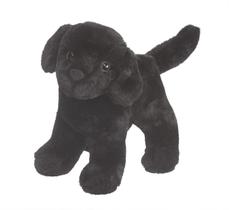 Bicho de pelúcia Douglas Abraham Black Lab Dog 20cm Bicho de pelúcia Douglas Abraham Black Lab Dog 20cm