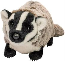 Bicho de pelúcia Douglas Barry Badger de pelúcia com 28 cm de comprimento