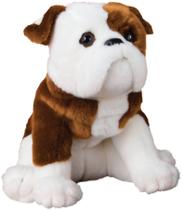 Bicho de pelúcia Douglas Hardy Bulldog Dog de pelúcia com 41 cm de comprimento