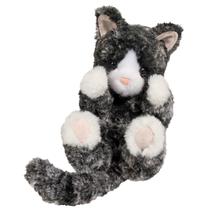 Bicho de pelúcia Douglas Lil' Baby Gatinho preto e branco