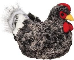 Bicho de Pelúcia Douglas Pepper - Galinha Multicolorida (21cm)