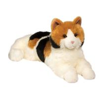 Bicho de pelúcia Douglas Puzzle Calico Cat 48cm Bicho de pelúcia Douglas Puzzle Calico Cat 48cm