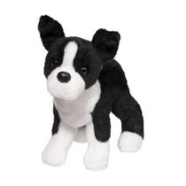 Bicho de pelúcia Douglas Quincy Boston Terrier Dog 20cm