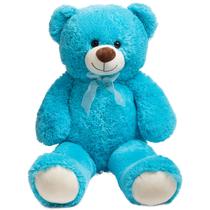 Bicho de pelúcia gigante Teddy Bear HollyHome 90 cm azul lago