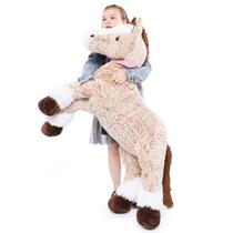Bicho de Pelúcia Gigante Tezituor - Cavalo de 140cm com Almofada de Abraço