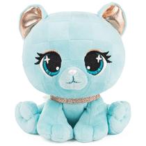 Bicho de pelúcia GUND P.Lushes Designer Fashion Pets Audrey Park Panther Premium Cat Soft Plush Brinquedo com glitter Sparkle Blue 15 cm