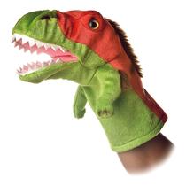 Bicho de pelúcia Hand Puppet Aurora Velociraptor 25cm verde Bicho de pelúcia Hand Puppet Aurora Velociraptor 25cm verde
