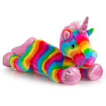 Bicho de pelúcia Holly Home Plush Unicorn Rainbow 60 cm
