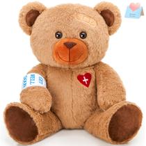 Bicho de pelúcia Houwsbaby Get Well Soon Teddy Bear 12cm Bicho de pelúcia Houwsbaby Get Well Soon Teddy Bear 12cm