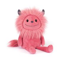 Bicho de pelúcia Jellycat Jinx Monster 16,5 cm de framboesa