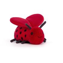 Bicho de pelúcia Jellycat Loulou Love Bug 13cm - Dia dos Namorados