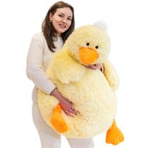 Bicho de pelúcia Jrystar Giant Duck 110 cm com enchimento de algodão PP Bicho de pelúcia Jrystar Giant Duck 110 cm com enchimento de algodão PP