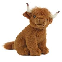 Bicho de pelúcia Living Nature Small Highland Cow 15cm