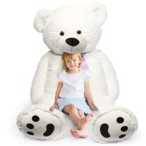 Bicho de pelúcia LotFancy Giant Teddy Bear 1,5 m com pegada