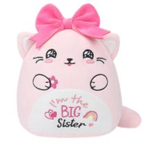 Bicho de pelúcia para gatos NIUBEHOHO Big Sister rosa 25 cm Bicho de pelúcia para gatos NIUBEHOHO Big Sister rosa 25 cm