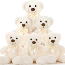 Bicho de pelúcia pequeno de 35 cm Teddy Bear MoriSmos para crianças, pacote com 6 Bicho de pelúcia pequeno de 35 cm Teddy Bear MoriSmos para crianças, pacote com 6