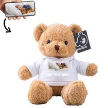 Bicho de pelúcia personalizado para namorados com ursinho de pelúcia 30 cm Bicho de pelúcia personalizado para namorados com ursinho de pelúcia 30 cm