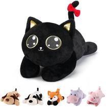 Bicho de pelúcia pesado meowtastic Black Cat 22 cm 2 kg Bicho de pelúcia pesado meowtastic Black Cat 22 cm 2 kg