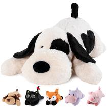 Bicho de pelúcia pesado Meowtastic Black & White Dog 2 kg Bicho de pelúcia pesado Meowtastic Black & White Dog 2 kg