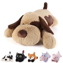 Bicho de Pelúcia Pesado Meowtastic - Cachorro Marrom (22cm, 2kg)