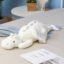 Bicho de pelúcia pesado Ololele Dragon 1,8 kg branco médio