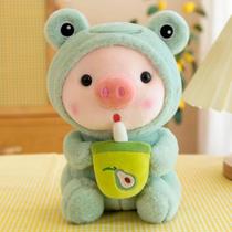 Bicho De Pelúcia Porquinho Pig Fofinho Divertido 23cm Macio