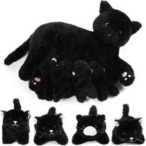 Bicho de Pelúcia Skylety Nurturing Cat - 4 Gatinhos de 40cm Bicho de Pelúcia Skylety Nurturing Cat - 4 Gatinhos de 40cm