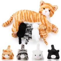 Bicho de Pelúcia Skylety Nurturing Cat - Gatinho de Pelúcia 40cm