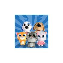 Bicho de Pelúcia Talking Tom Cat - 28cm - Cinza