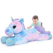 Bicho de pelúcia Tezituor Giant Unicorn Plush 110 cm Arco-Íris Bicho de pelúcia Tezituor Giant Unicorn Plush 110 cm Arco-Íris