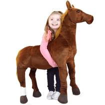 Bicho de pelúcia TigerHart Thorsten O cavalo puro-sangue Bicho de pelúcia TigerHart Thorsten O cavalo puro-sangue