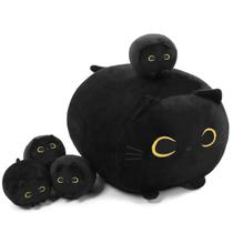 Bicho de pelúcia TOYSYM Black Cat com 4 brinquedos de pelúcia