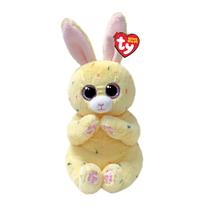 Bicho de pelúcia Ty Beanie Bellie Cream Yellow Easter Bunny 15cm