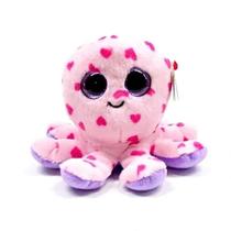 Bicho de Pelúcia Ty Beanie Boos Polvo Rosa Bubbles Original Bicho de Pelúcia Ty Beanie Boos Polvo Rosa Bubbles Original