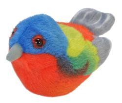 Bicho de pelúcia Wild Republic Audubon Birds Painted Bunting