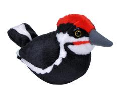 Bicho de pelúcia Wild Republic Audubon Birds Pileated Woodpecker Bicho de pelúcia Wild Republic Audubon Birds Pileated Woodpecker