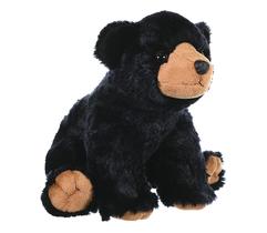 Bicho de pelúcia Wild Republic Black Bear Cuddlekins 30 cm para crianças