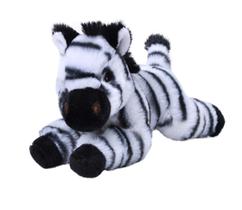 Bicho de pelúcia Wild Republic ECokins Mini Zebra 20 cm para crianças