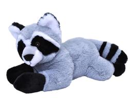 Bicho de pelúcia Wild Republic ECokins Raccoon 30 cm com 16 garrafas
