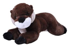 Bicho de pelúcia Wild Republic ECokins River Otter 30 cm para crianças