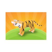 Bicho de vinil tigre amarelo 42cm db play