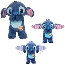 Bicho Ursinho De Pelúcia Interativa Stitch Peek A Boo Com Mecanismo 30 Cm - Multikids