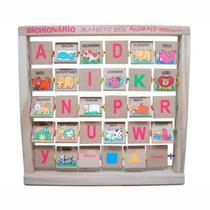 Bichonário Em Madeira - Alfabeto Dos Animais Dicá Bichonário Em Madeira - Alfabeto Dos Animais Dicá