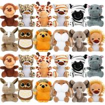 Bichos de pelúcia Arrozon Jungle 10 cm, 24 unidades para crianças Bichos de pelúcia Arrozon Jungle 10 cm, 24 unidades para crianças