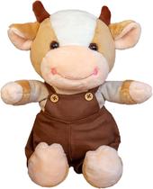 Bichos de pelúcia de vaca rural HUOGUO - Bonito pelúcia de vaca de pelúcia com babador - Brinquedos de pelúcia fofos de vaca - Confortáveis para presente de aniversário de 12,5 polegadas Bichos de pelúcia de vaca rural HUOGUO - Bonito pelúcia de vaca de pelúcia com babador - Brinquedos de pelúcia fofos de vaca - Confortáveis para presente de aniversário de 12,5 polegadas