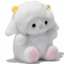 Bichos de Pelúcia Kawaii Fofos Nicho Fazenda Floresta Safari Cor:Ovelha