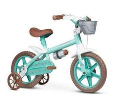 Bicicleta 12 antonella verde selim pu