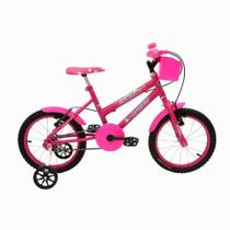 Bicicleta 16 Mtb Reb Feminina Fadinha Rosa/pink com cesto