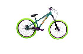 Bicicleta 26 Gta Gravity Cor Verde Freeride Single Hollowtech Cubo k7 Barulhento Freio a Disco Hidráulico Garfo C/Trava Pneu Flame Verde