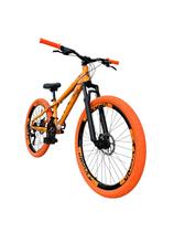Bicicleta 26 Gta Rebel DH Freeride Cor Laranja 21v Freio a Disco Aros Vmaxx Pneu Flame Laranja Bicicleta 26 Gta Rebel DH Freeride Cor Laranja 21v Freio a Disco Aros Vmaxx Pneu Flame Laranja